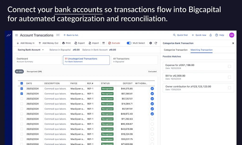 Bigcapital screenshot 2 of 5