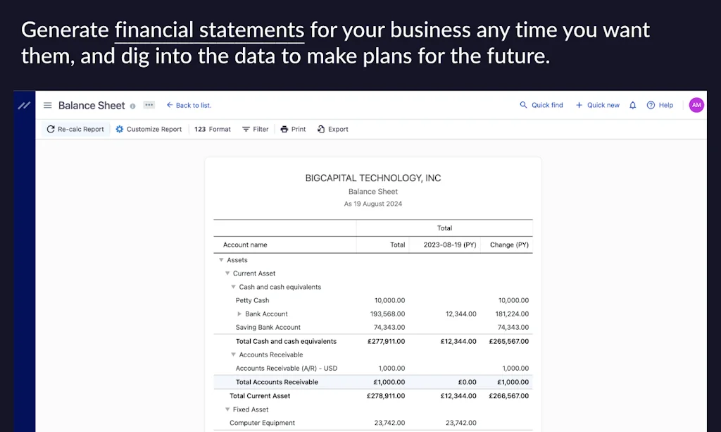 Bigcapital screenshot 4 of 5