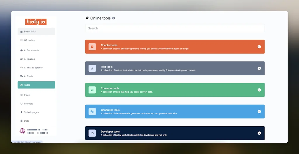 Biofy.io screenshot 4 of 6
