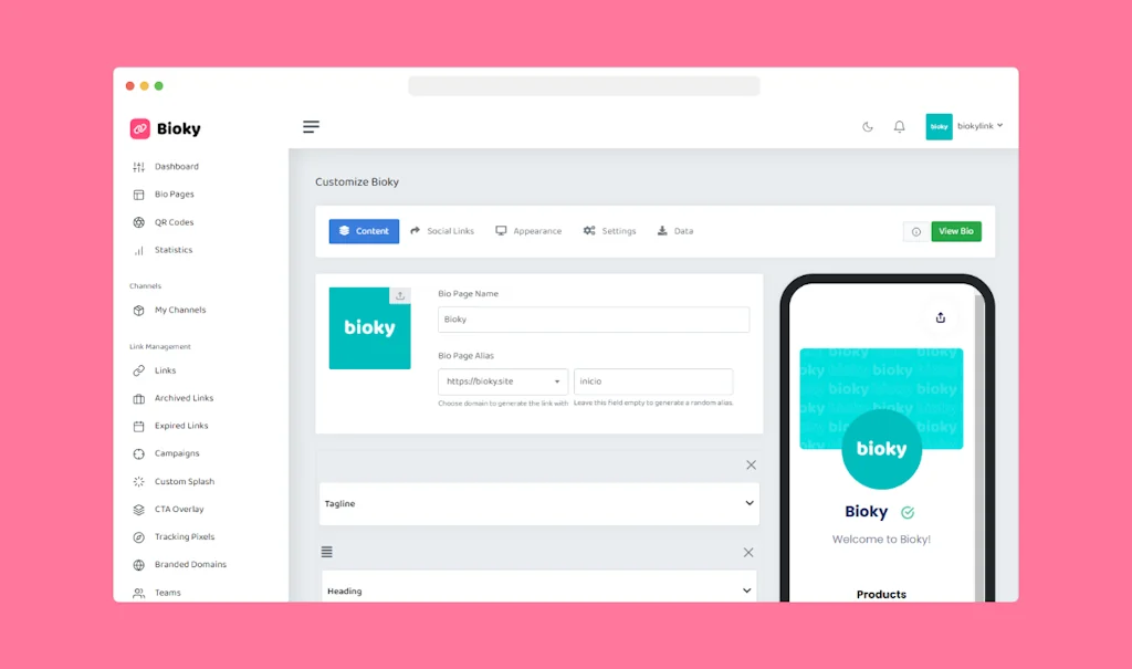 Bioky Link screenshot 2 of 5