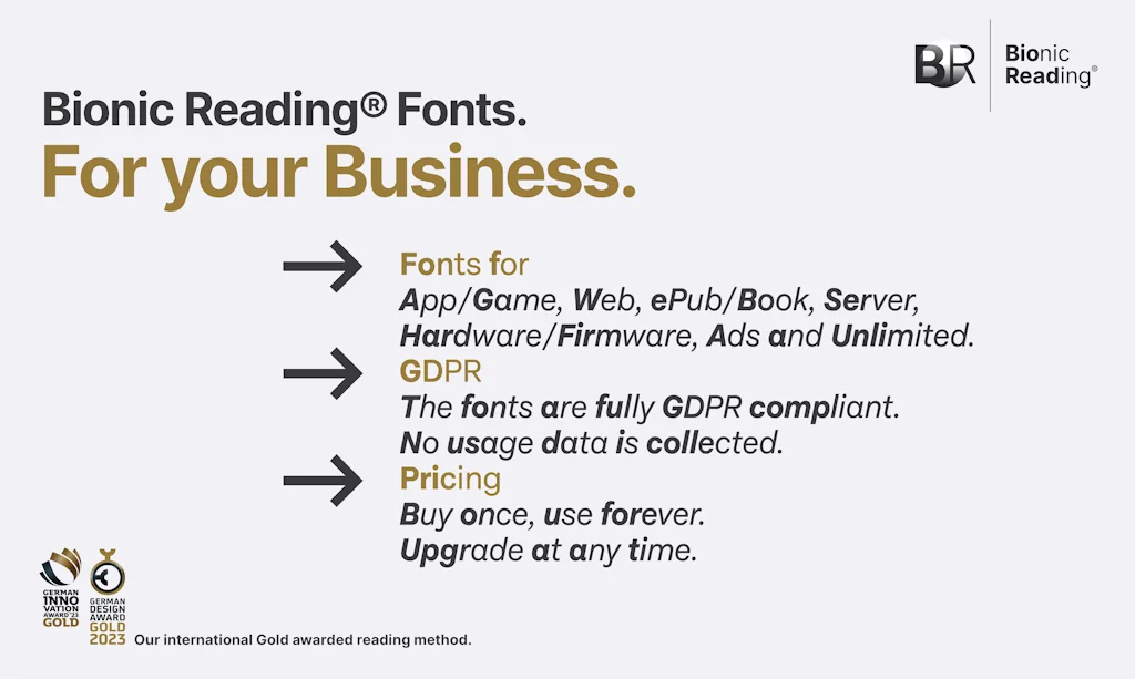 Bionic Reading® screenshot 1 of 4