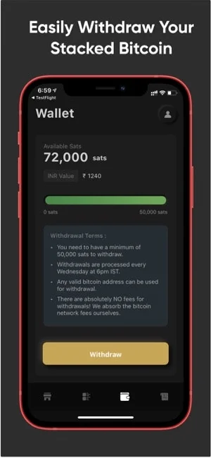 Bitcoin Rewards Card by GoSats screenshot 5 of 5