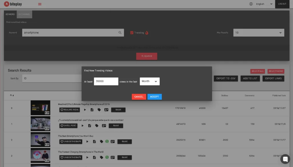 Biteplay - Laser Targeted Youtube Ads screenshot 4 of 4