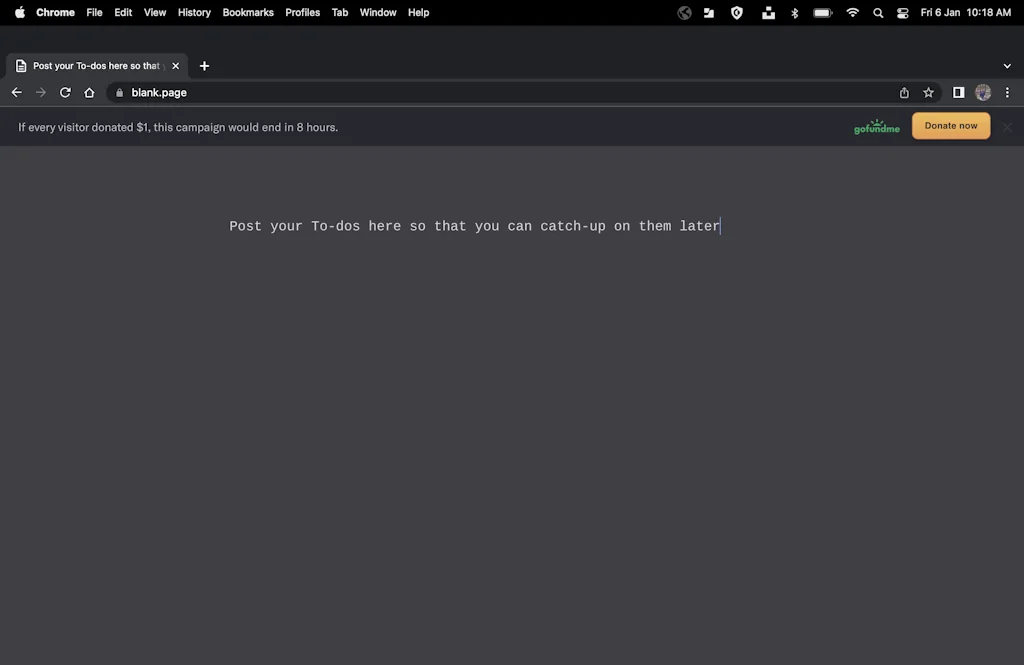 Blank Page screenshot 2 of 3