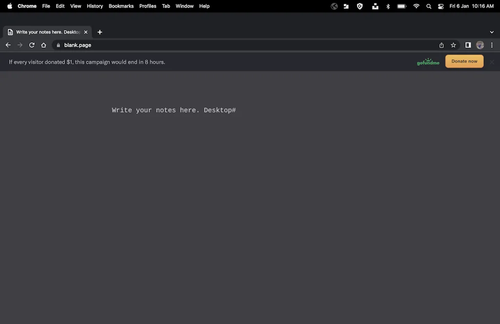 Blank Page screenshot 3 of 3