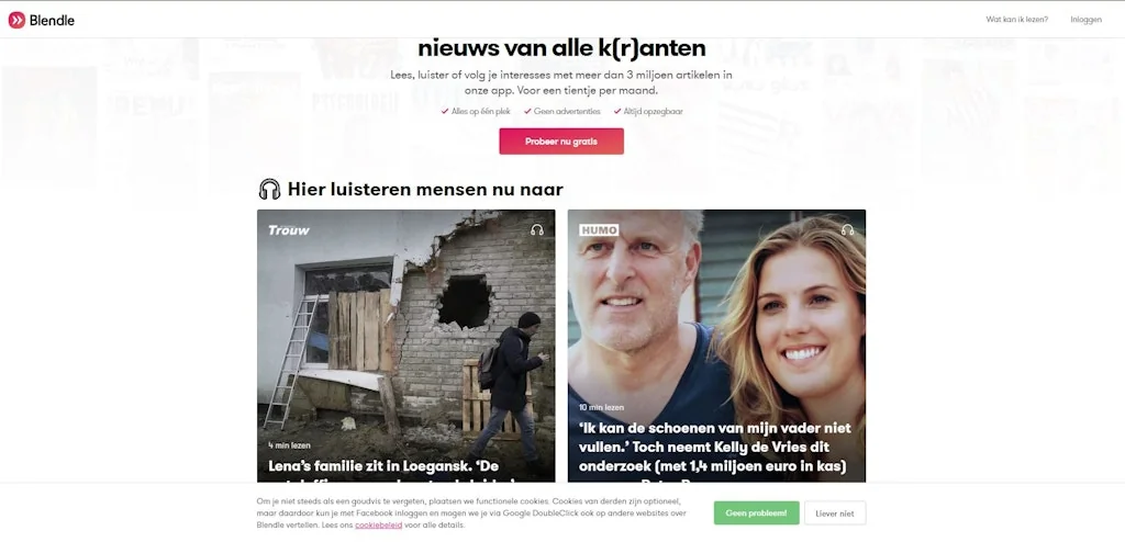 Blendle screenshot 1 of 1