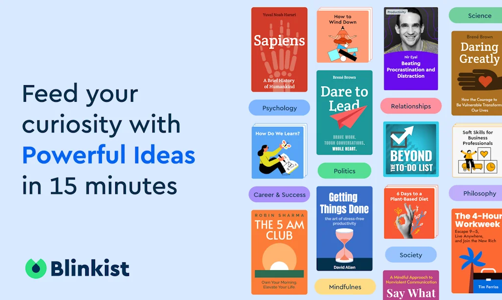 Blinkist screenshot 1 of 3