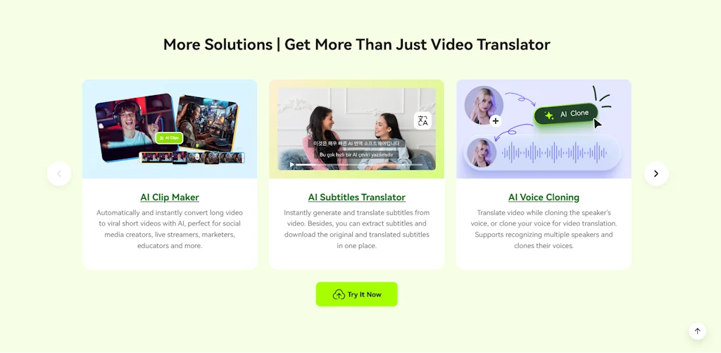 BlipCut AI Video Translator screenshot 2 of 4