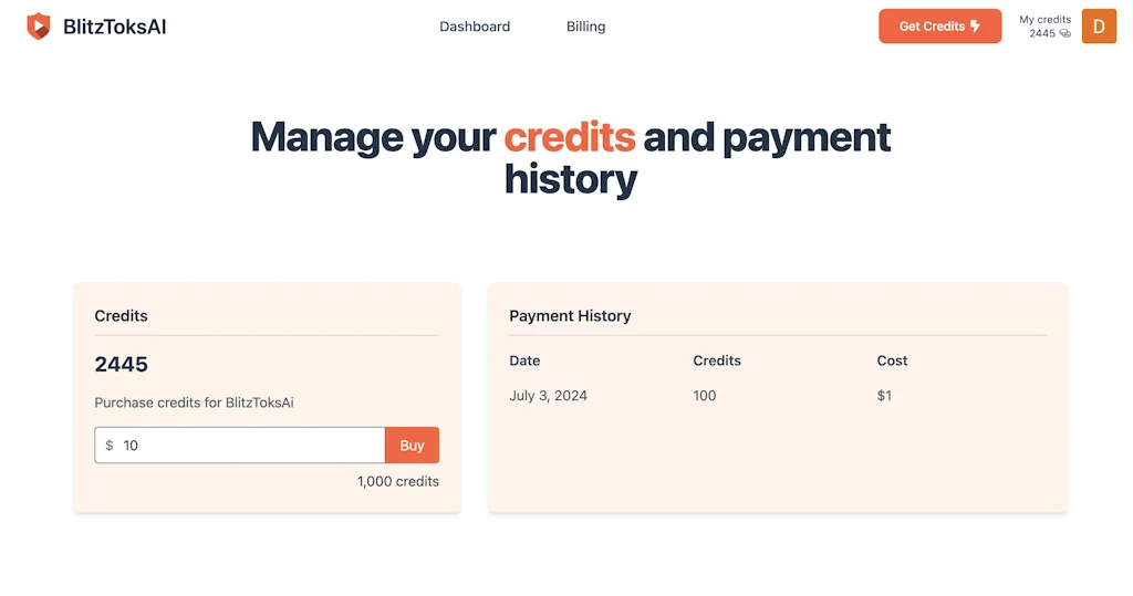 BlitzToksAI screenshot 5 of 6