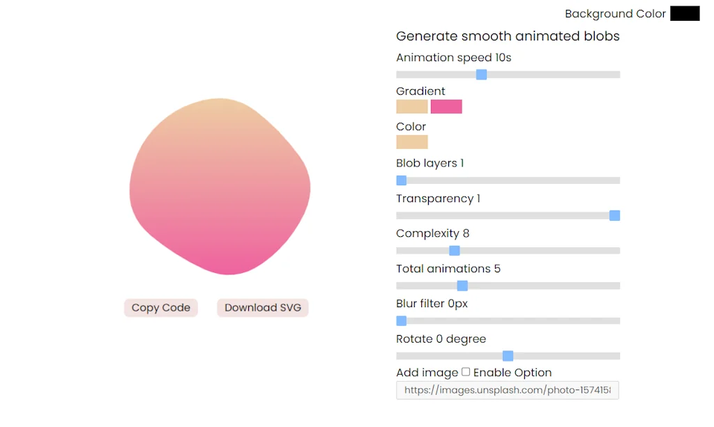 Blob Animation screenshot 1 of 2