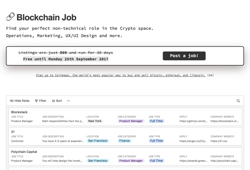 Blockchain Job screenshot 2 of 2