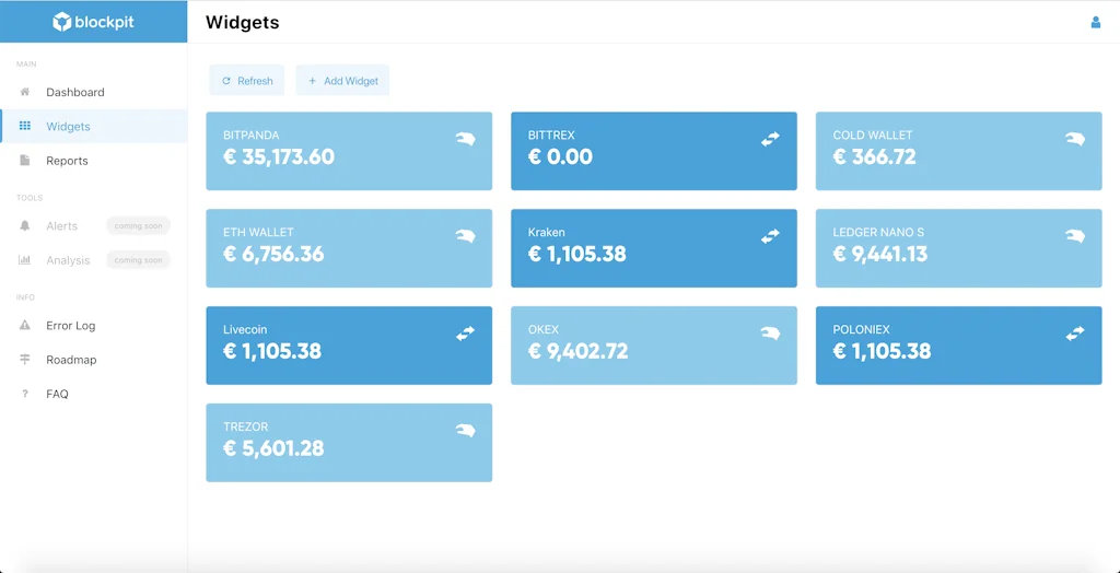 Blockpit.io screenshot 2 of 3