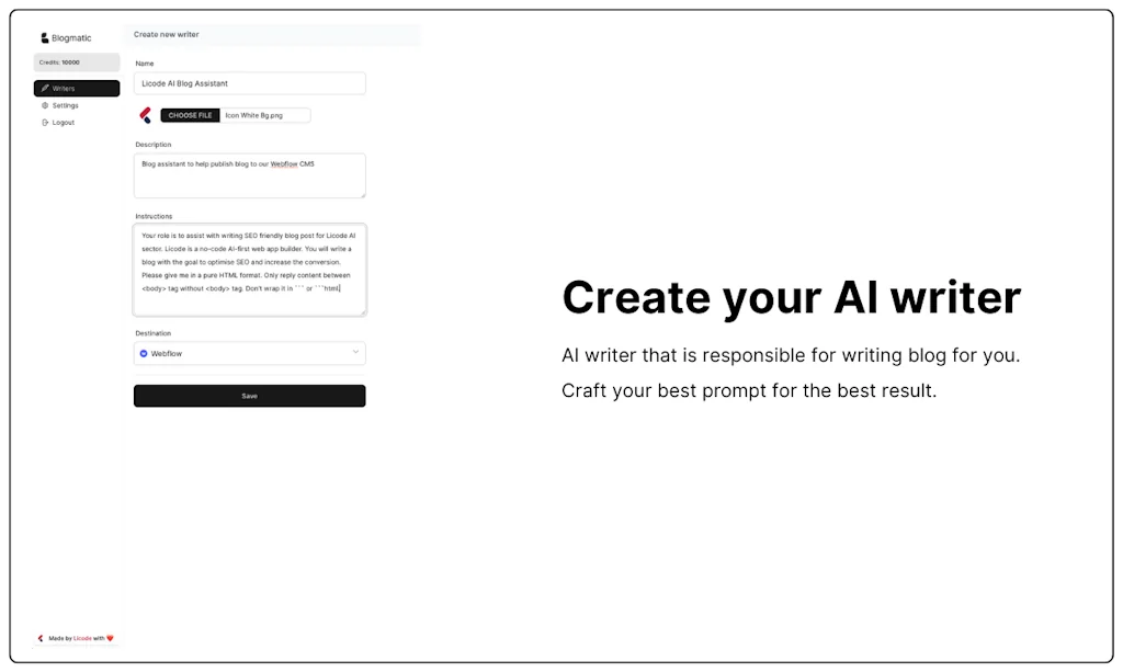 Blogmatic screenshot 1 of 6