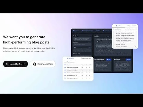 BlogSEO AI screenshot 2 of 2