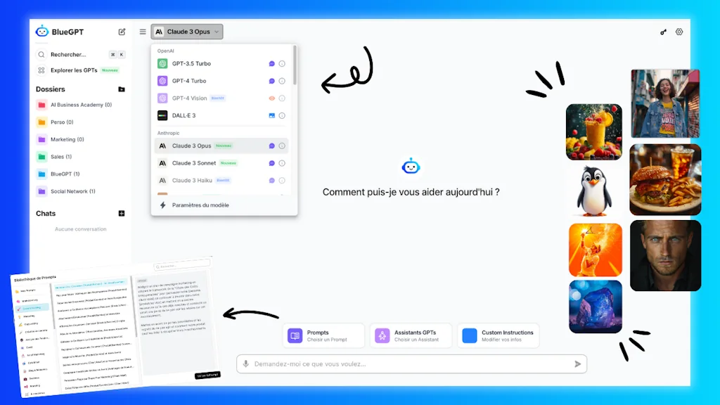 BlueGPT screenshot 1 of 3