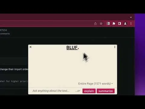 BLUF screenshot 1 of 4