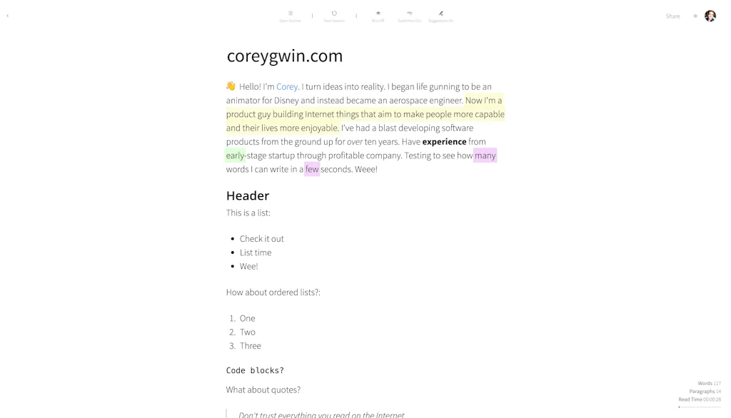 Blurt screenshot 2 of 6