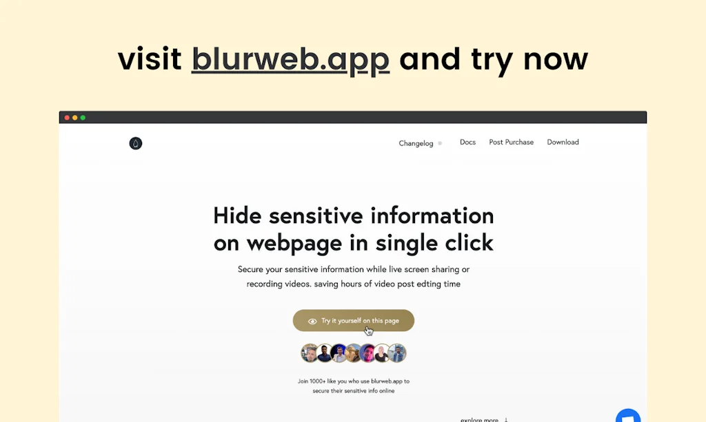 blurweb.app screenshot 4 of 4