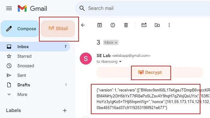 BMail screenshot 1 of 5