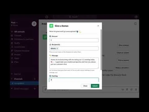 Bonusly screenshot 2 of 8