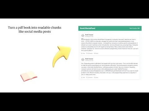 Book2SocialFeed - for lazy readers screenshot 4 of 4