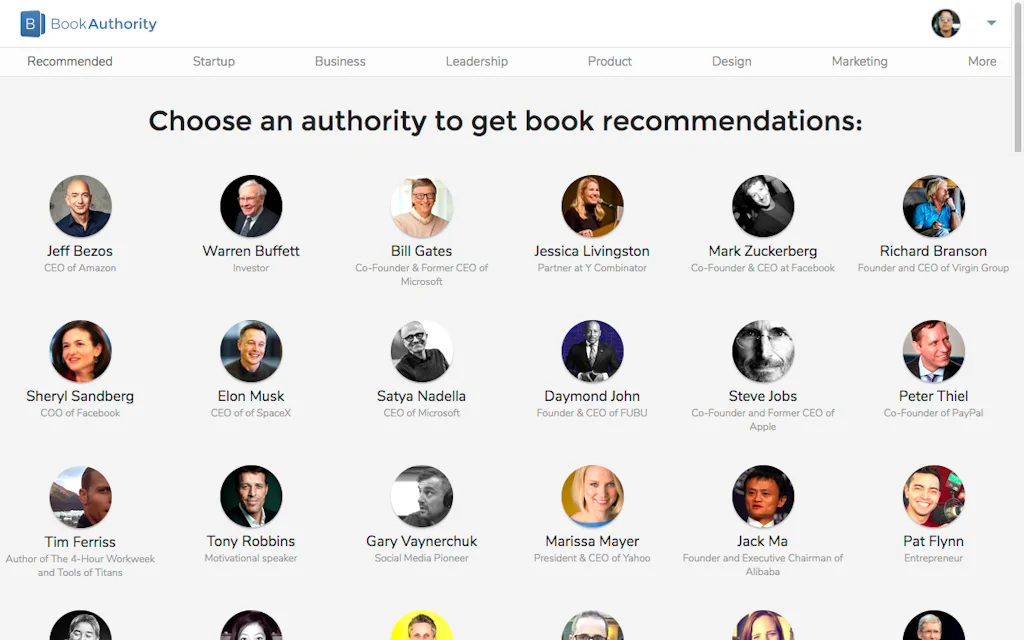 BookAuthority screenshot 1 of 6