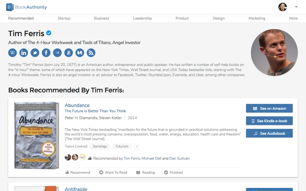 BookAuthority screenshot 4 of 6