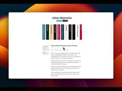 Bookshelf.so screenshot 1 of 5