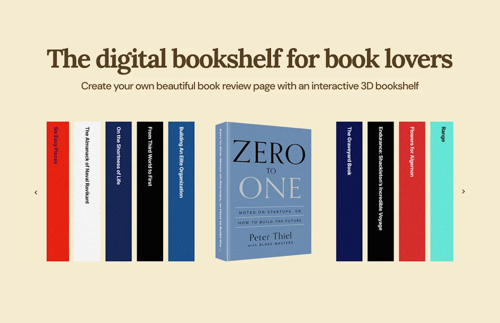 Bookshelf.so screenshot 2 of 5