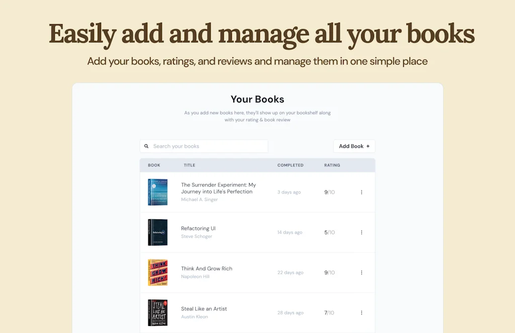 Bookshelf.so screenshot 3 of 5