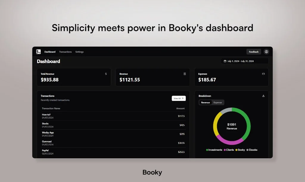 Booky screenshot 1 of 3