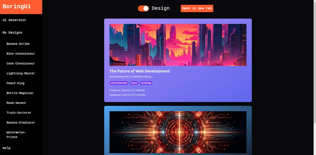 BoringUi screenshot 2 of 4