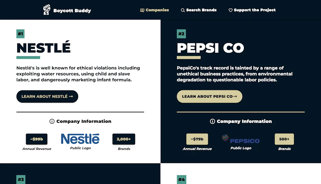 Boycott Buddy screenshot 3 of 4
