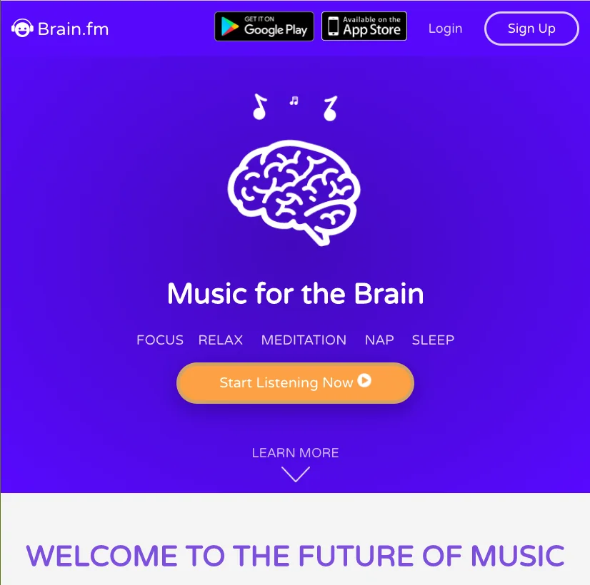 Brain.fm screenshot 1 of 7