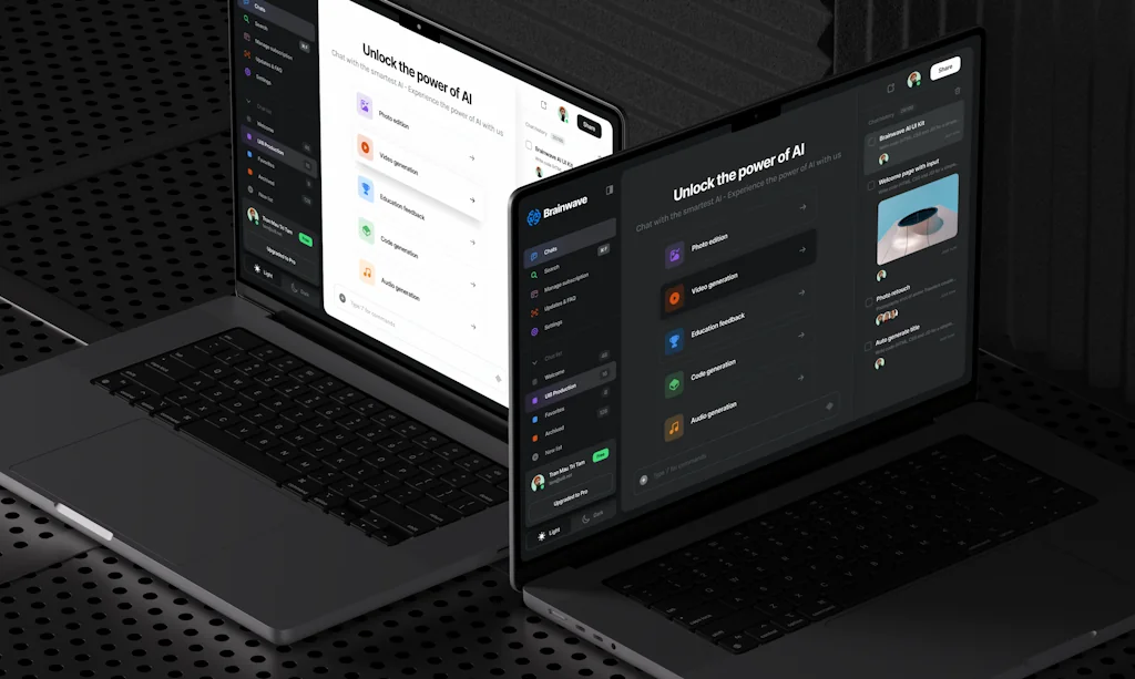 Brainwave - AI UI Kit screenshot 3 of 7