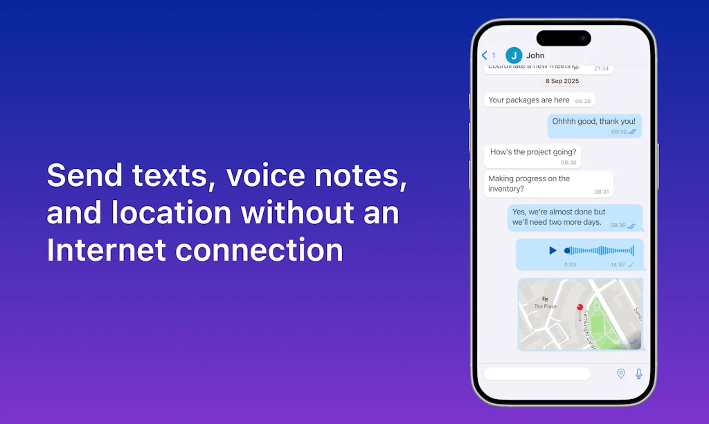 Bridgefy screenshot 1 of 3