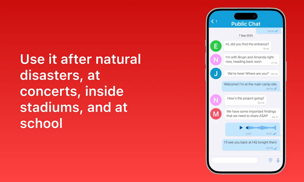 Bridgefy screenshot 2 of 3