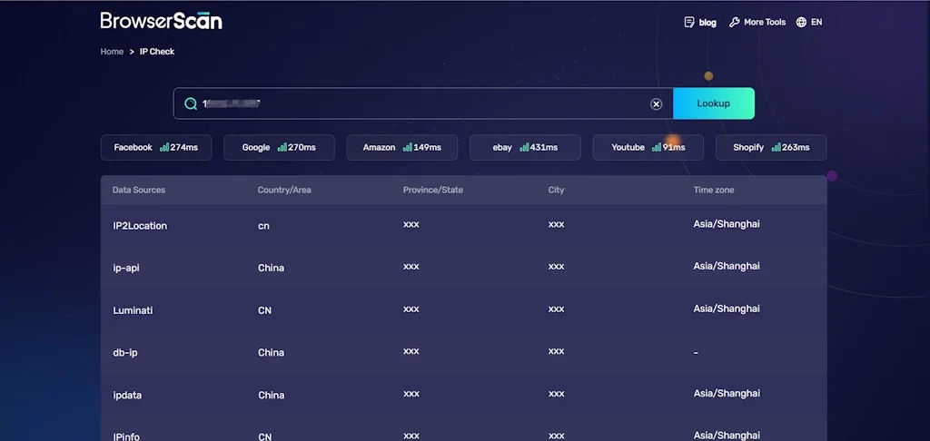 BrowserScan screenshot 4 of 6