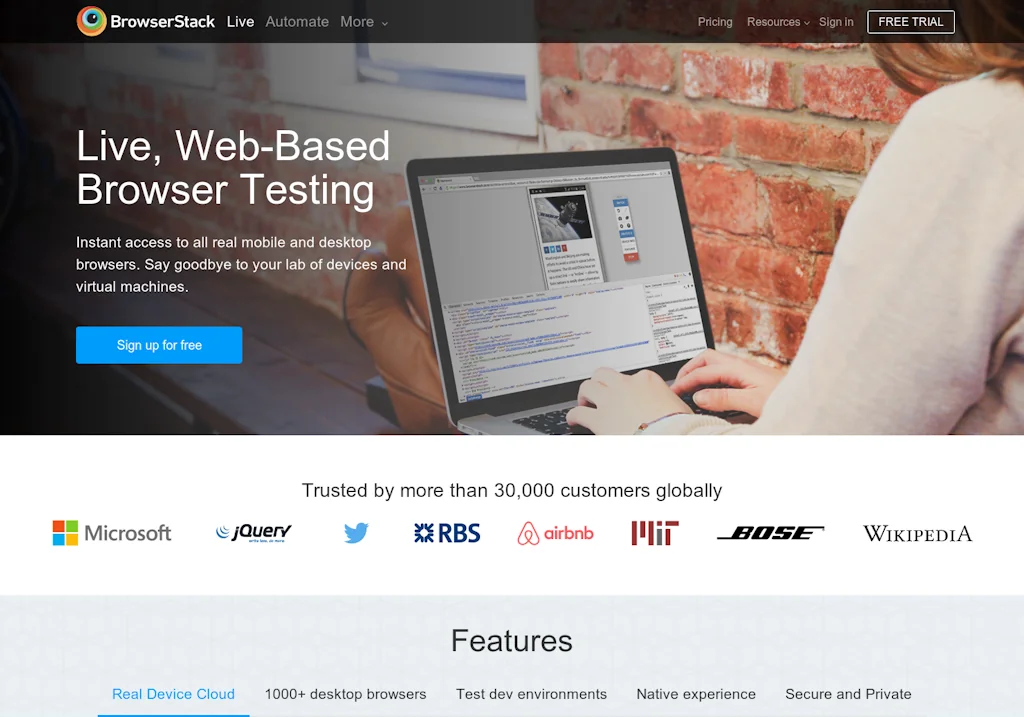 BrowserStack screenshot 1 of 1