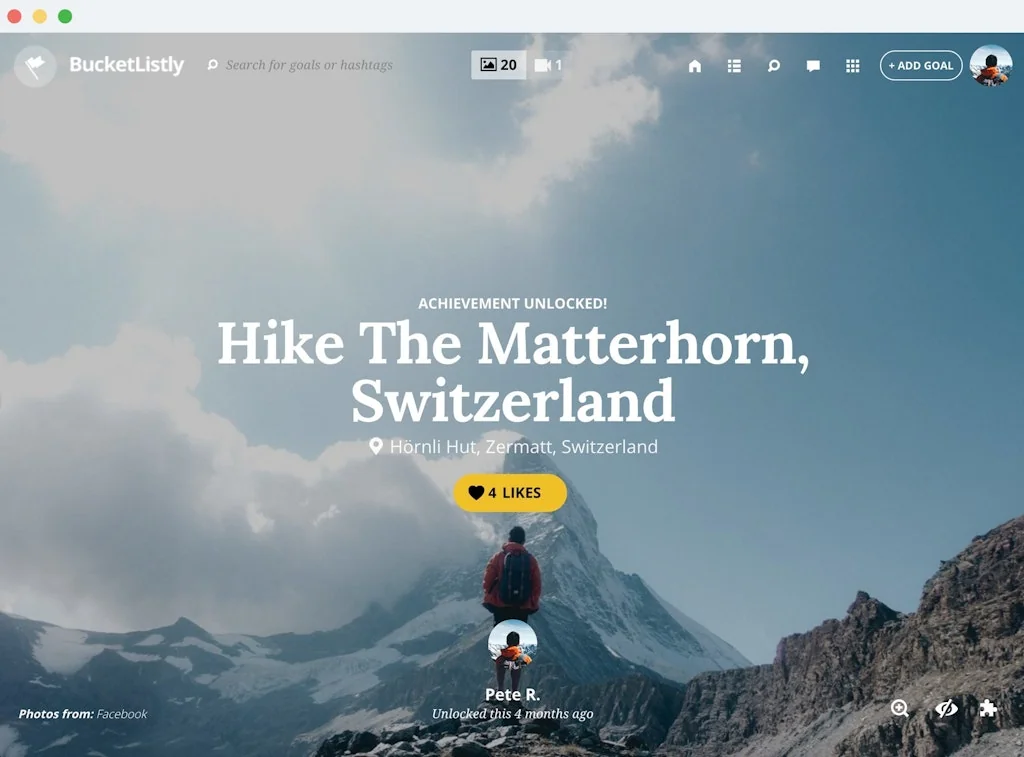 Bucketlistly screenshot 3 of 3