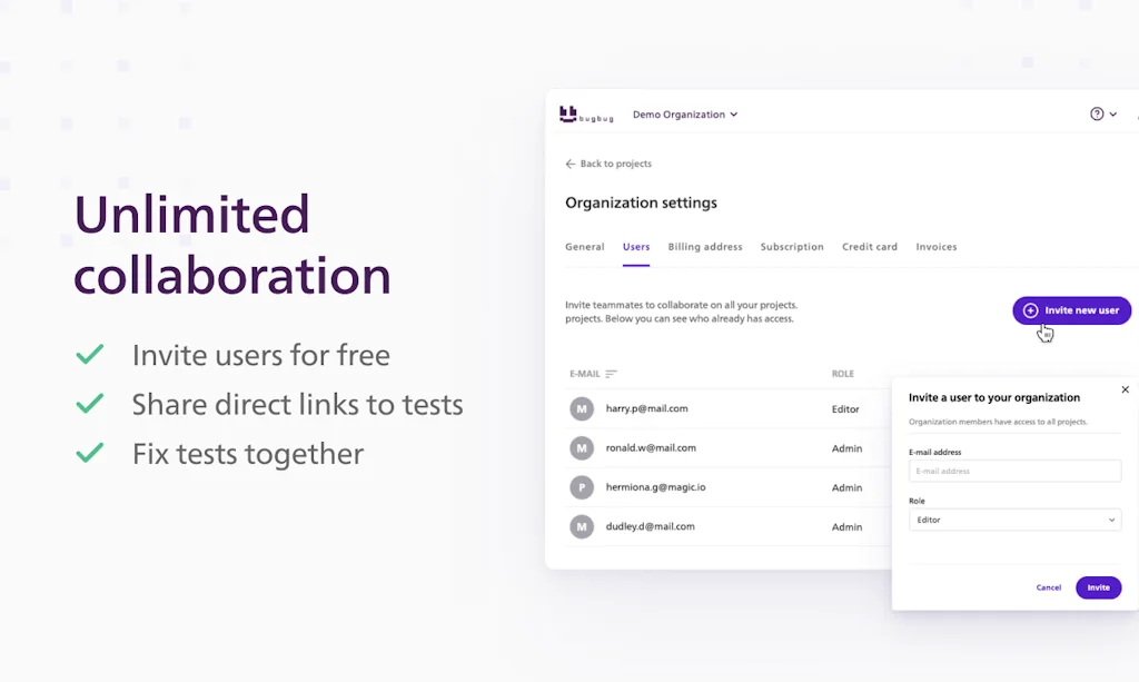 BugBug.io screenshot 7 of 12