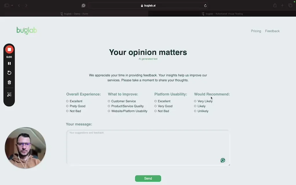 Buglab screenshot 8 of 8