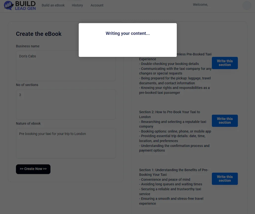 Build Lead Gen screenshot 1 of 4