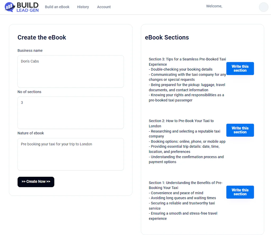 Build Lead Gen screenshot 2 of 4