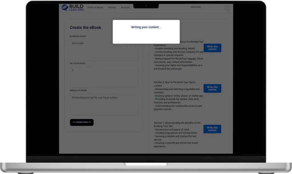 Build Lead Gen screenshot 4 of 4