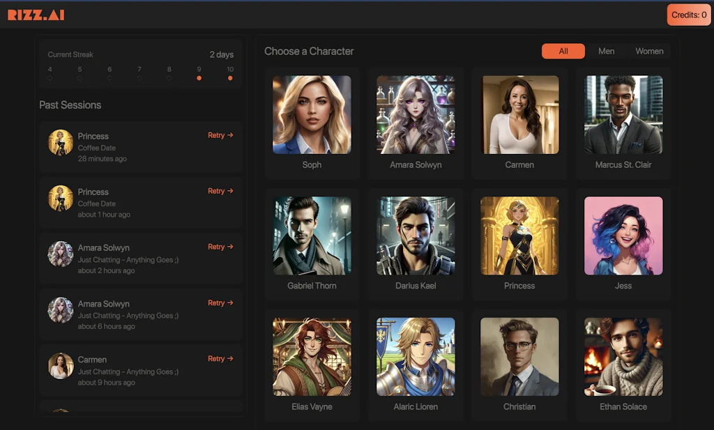 Build Social Skills with AI Voice Dates screenshot 1 of 6