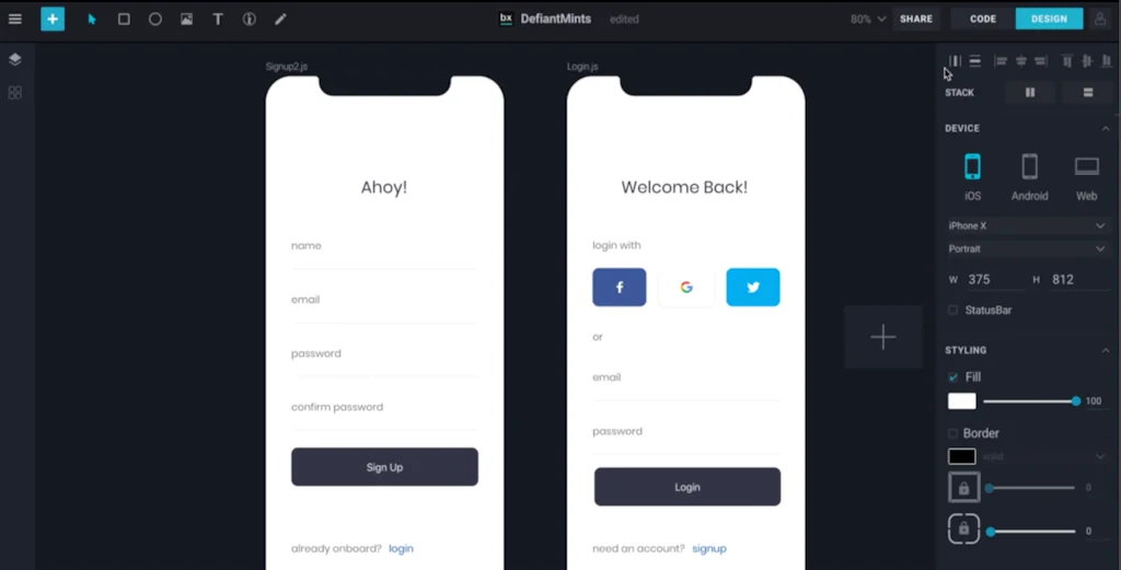 BuilderX screenshot 2 of 6