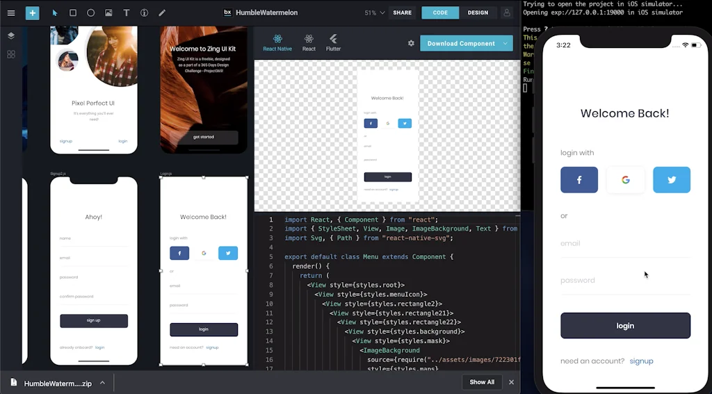 BuilderX screenshot 4 of 6