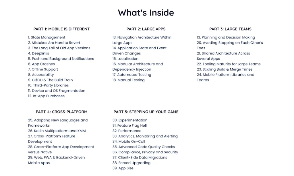 Building Mobile Apps at Scale screenshot 2 of 3