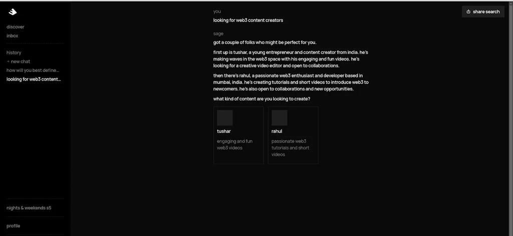 BuildSpace Sage screenshot 1 of 2